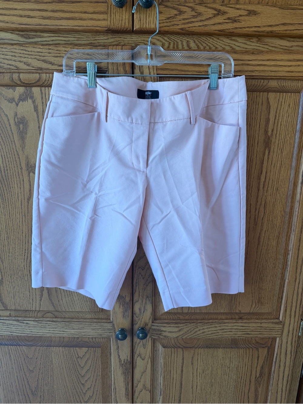 Mossimo Supply Co. Pale Pink Tailored Bermuda Shorts